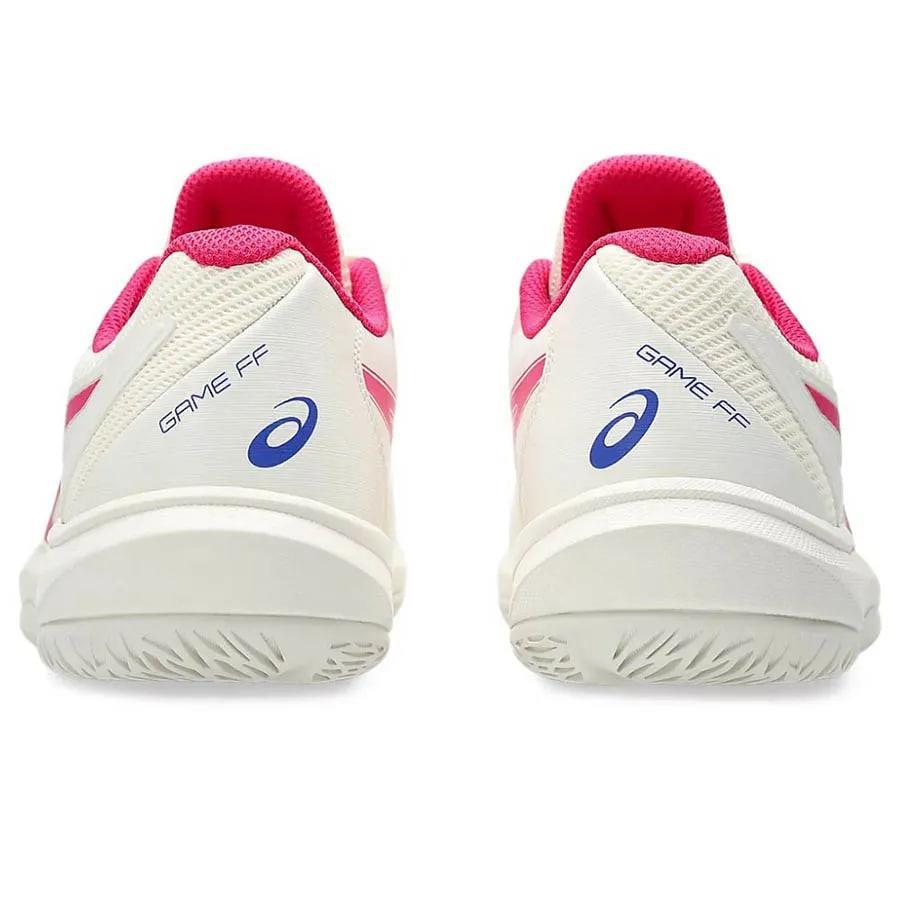 Asics Gel-Game FF Pickleball Shoes - Cream / Bright Rose