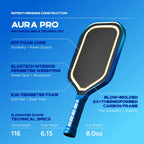 Friday AURA PRO Cobalt TPS Kit Metallic Colorways Pickleball Paddle