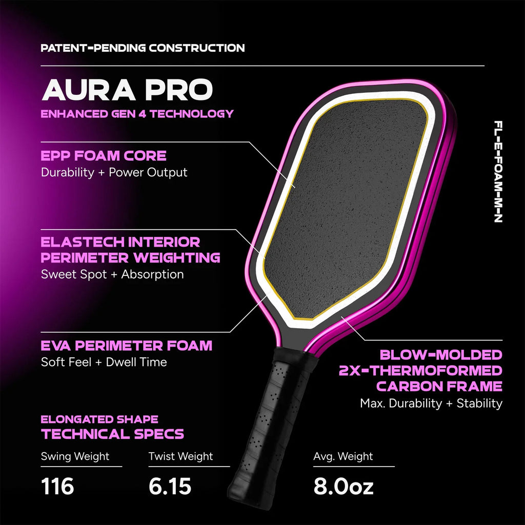 Friday AURA PRO Metallic Colorways Pickleball Paddle