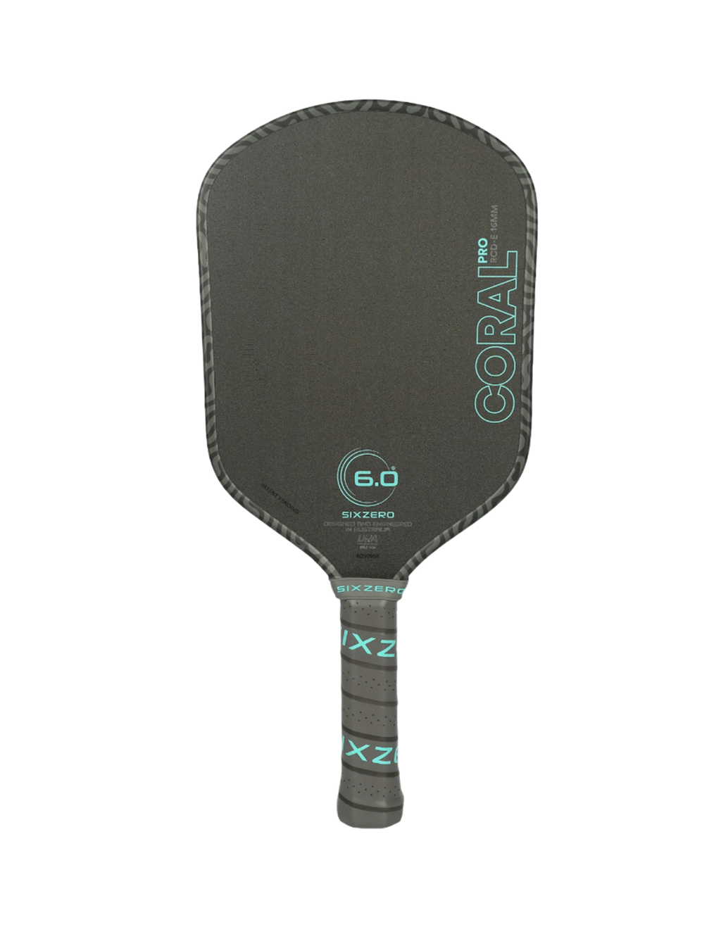 Six Zero Coral Pro RCD-E Pickleball Paddle