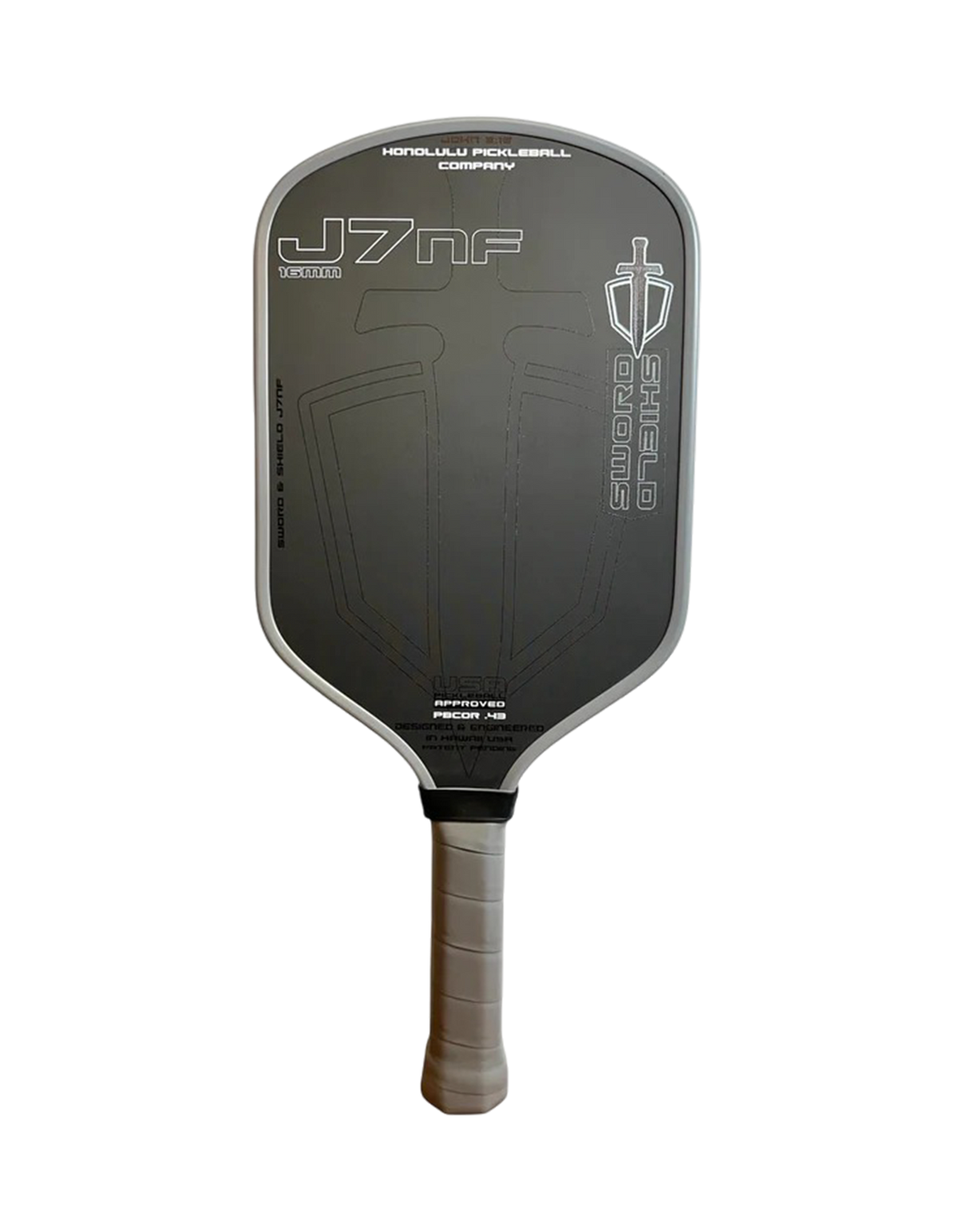 Honolulu SWORD & SHIELD J7NF Pickleball Paddle