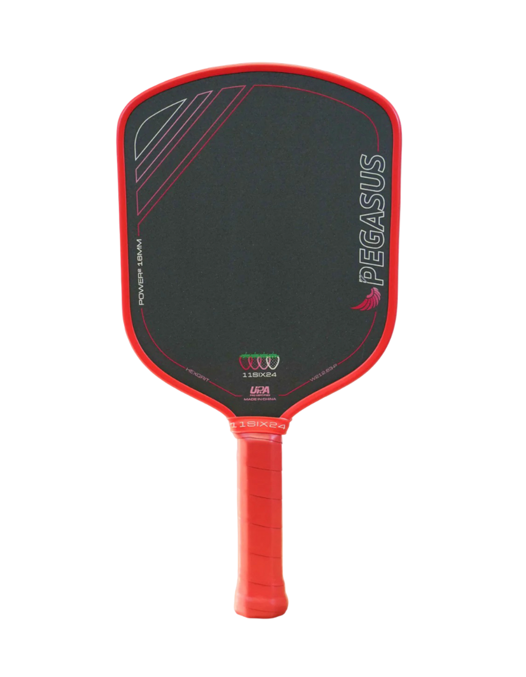 11Six24 Pegasus Power 2 Pickleball Paddle | Strawberry Edition