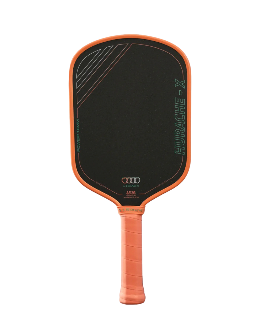 11Six24 Hurache-X Power 2 Pickleball Paddle | Peach Edition
