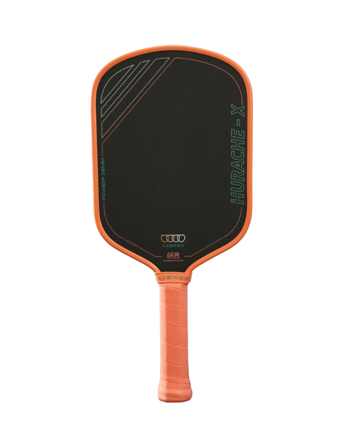 11Six24 Hurache-X Power 2 Pickleball Paddle | Peach Edition