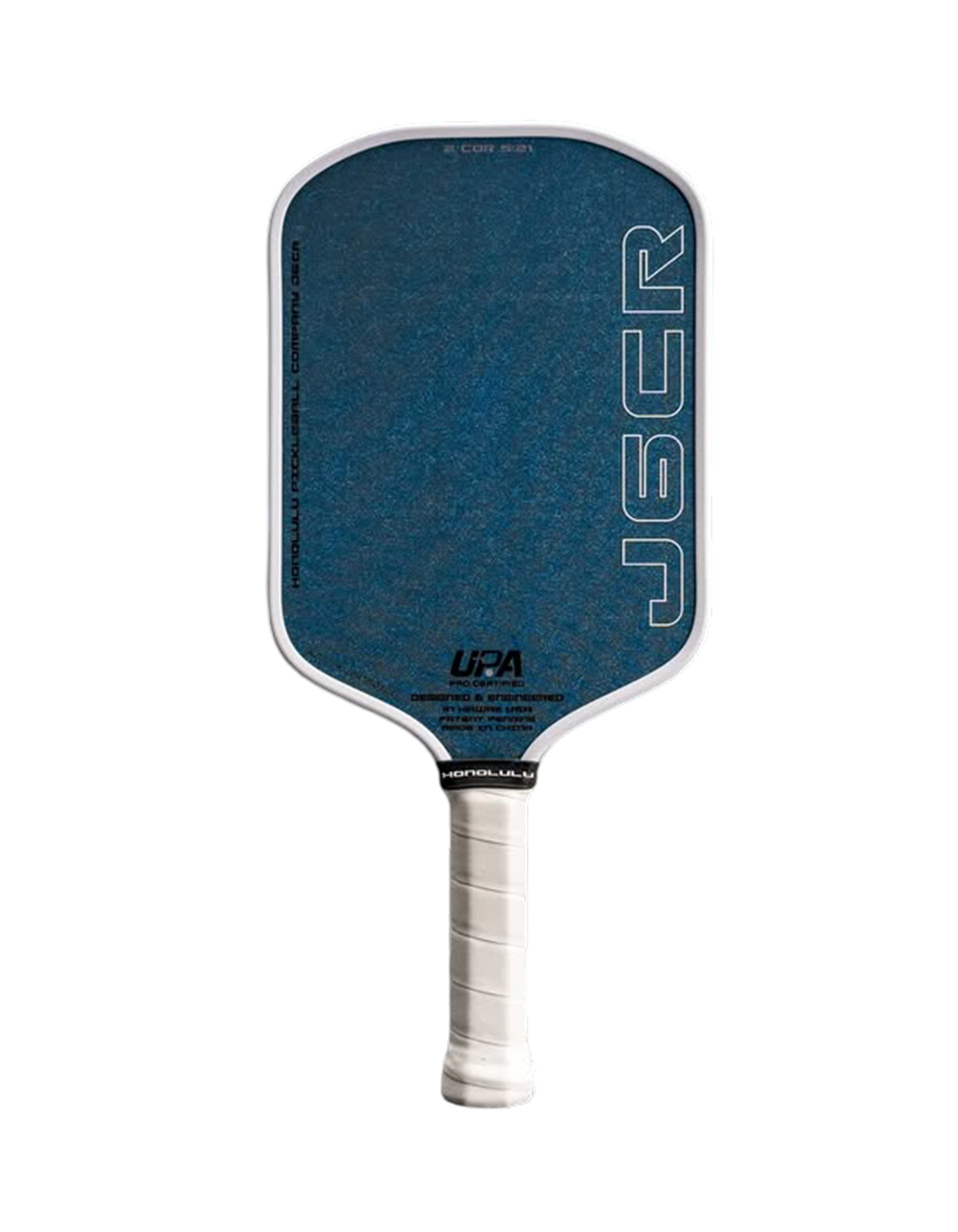 Honolulu SWORD & SHIELD J6CR CRYSTAL BLUE Pickleball Paddle