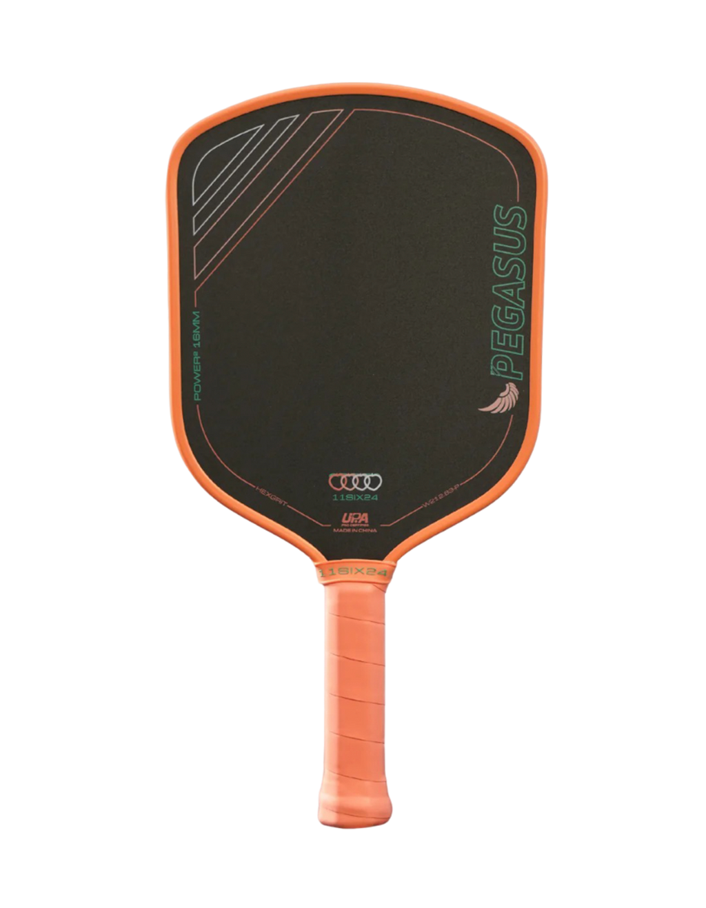 11Six24 Pegasus Power 2 Pickleball Paddle | Peach Edition