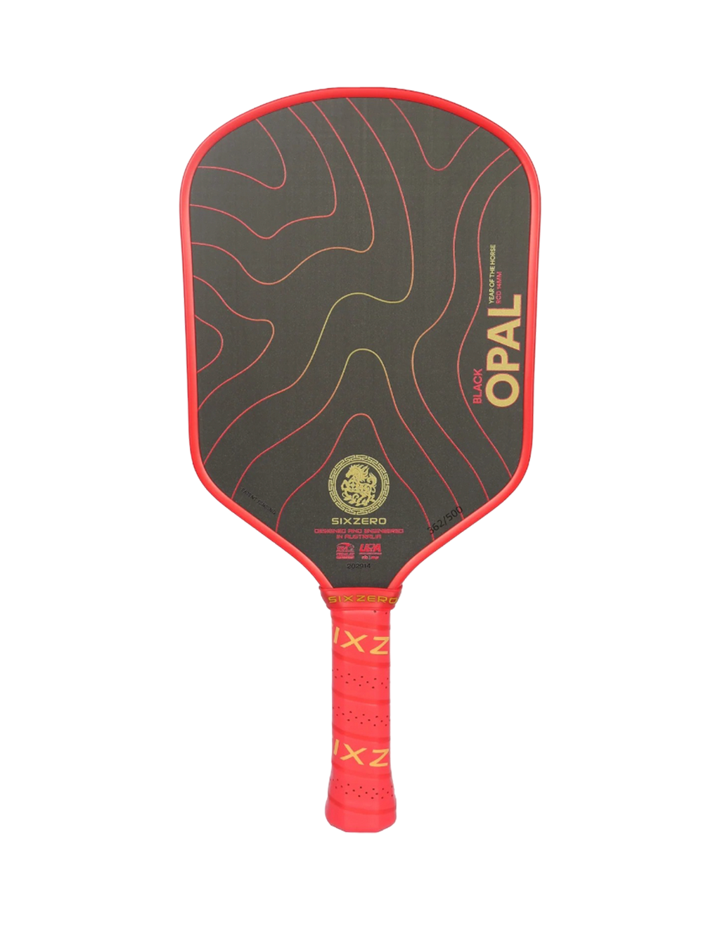 Six Zero Black Opal Pickleball Paddle - 2026 Edition