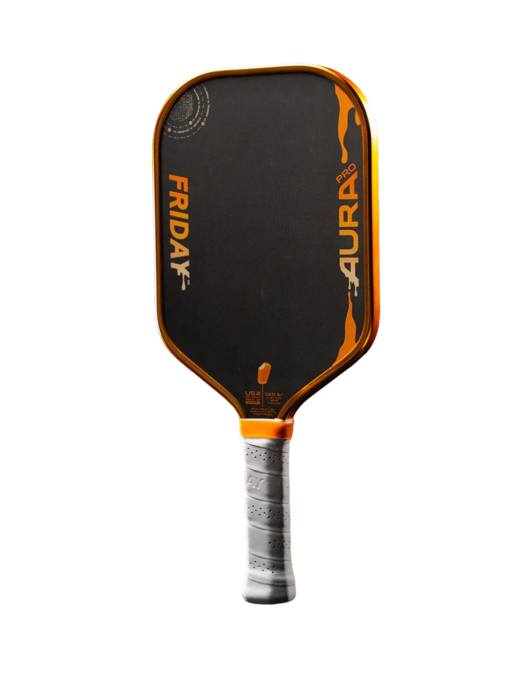 Friday AURA PRO Metallic Orange Creamsicle Kit Pickleball Paddle