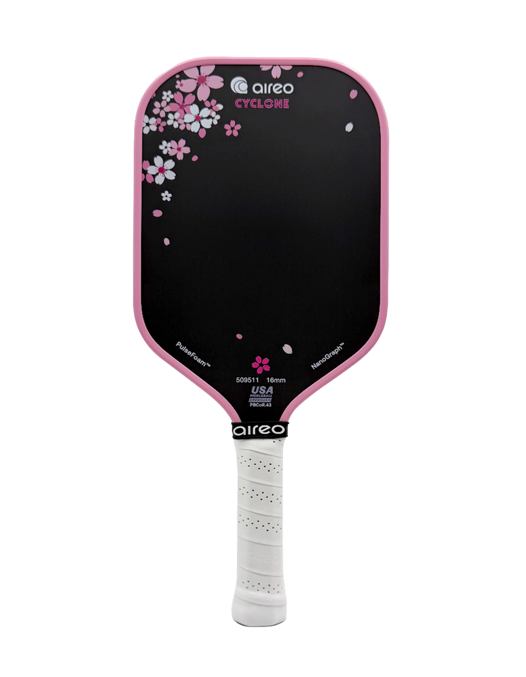 AIREO Cyclone Cherry Blossom Pickleball Paddle