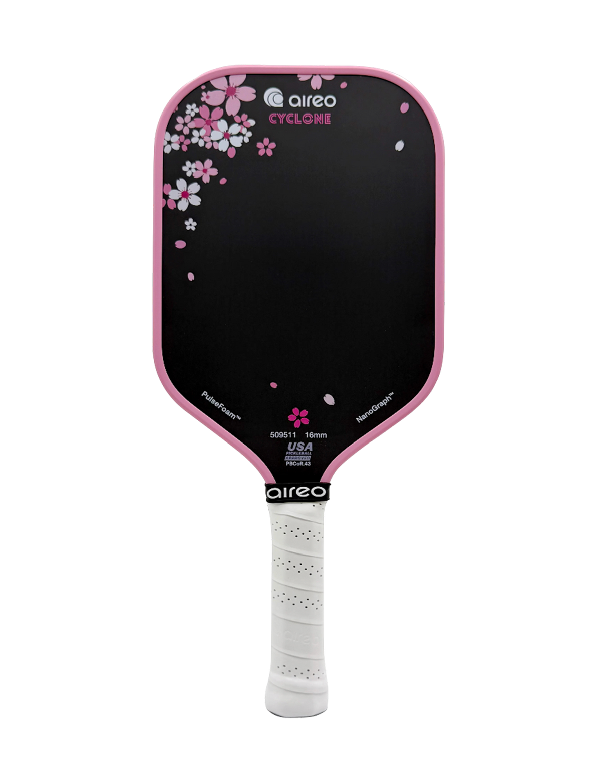 AIREO Cyclone Cherry Blossom Pickleball Paddle