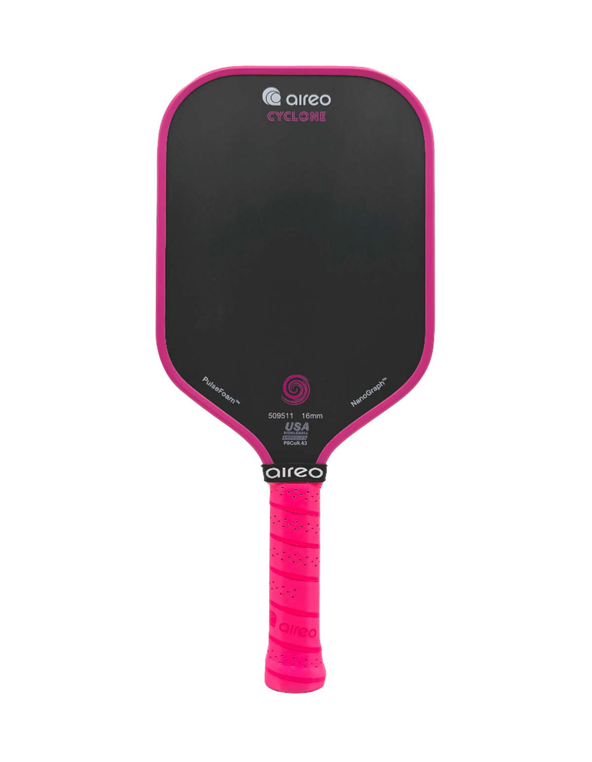 AIREO Cyclone Hot Pink Pickleball Paddle