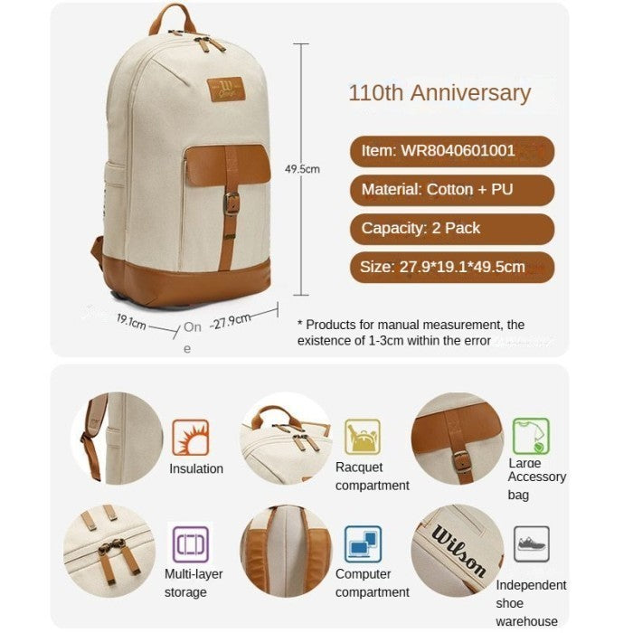 Wilson 110th Anniversary Pickleball Backpack