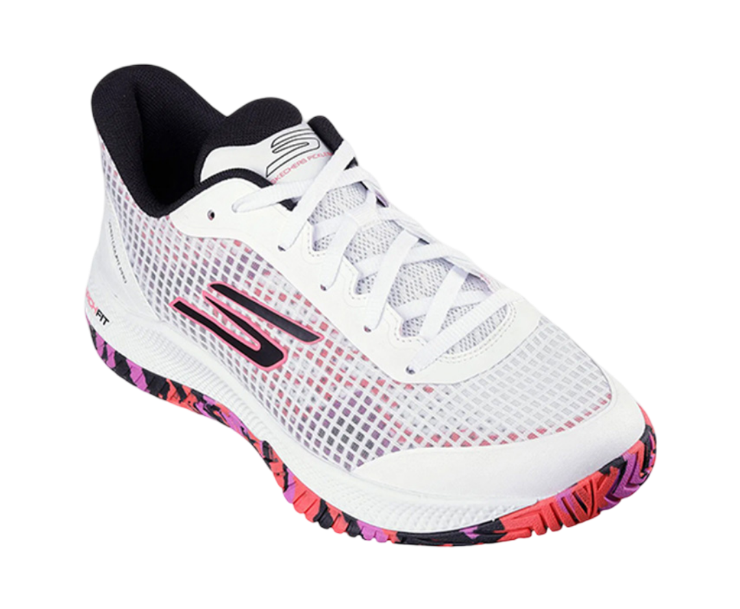 Skechers GO Pickleball Viper Court Pro 2.0 Shoes - White/Pink