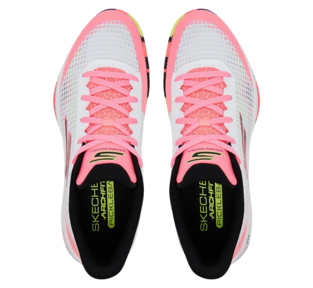 Skechers GO Pickleball Viper Court Pro Pickleball Shoes (Pink/White)