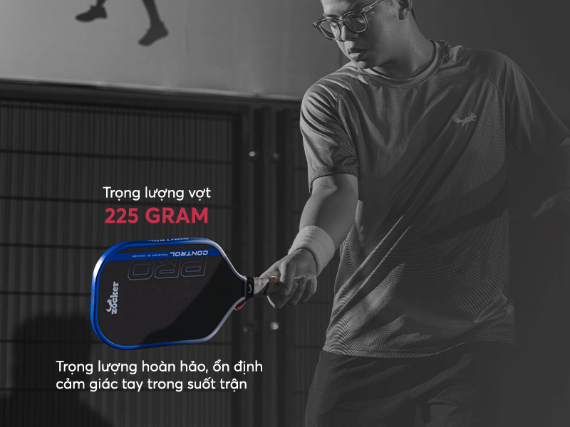 Zocker Pro Control Hung Anh Edition Pickleball Paddle