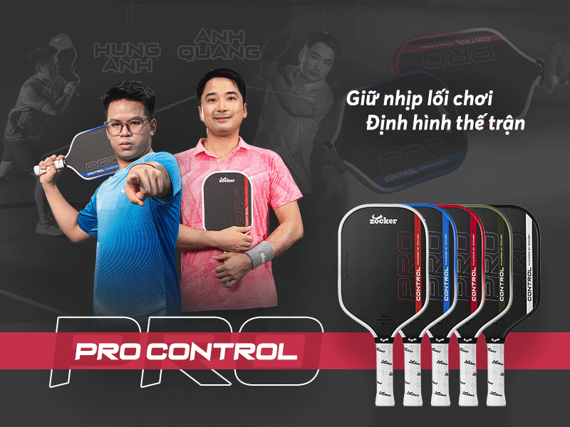 Zocker Pro Control Hung Anh Edition Pickleball Paddle