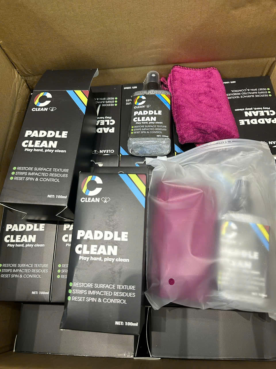 Pickleball Paddle Clean Cleaning Kit