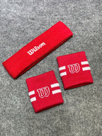 Wilson U Stripe Pickleball Headband & Wristband Set
