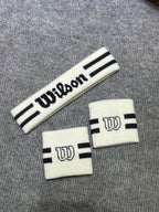 Wilson U Stripe Pickleball Headband & Wristband Set