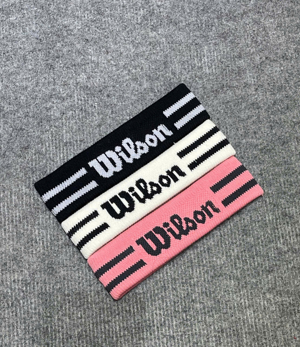 Wilson U Stripe Pickleball Headband & Wristband Set