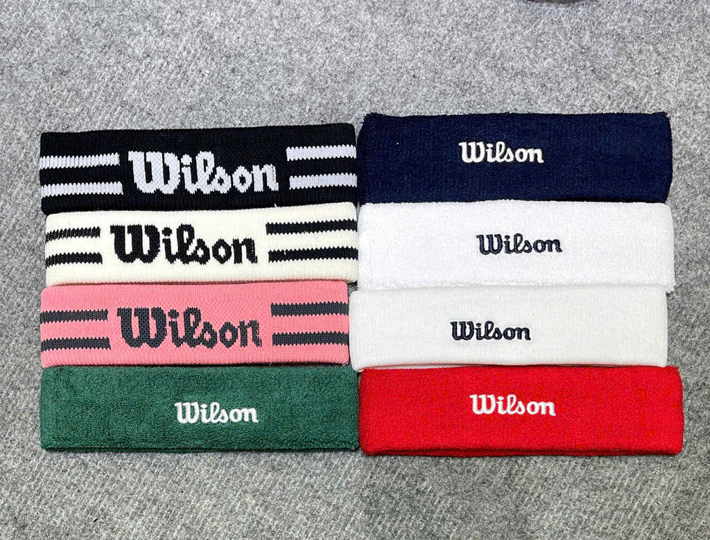 Wilson U Stripe Pickleball Headband & Wristband Set