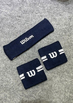 Wilson U Stripe Pickleball Headband & Wristband Set