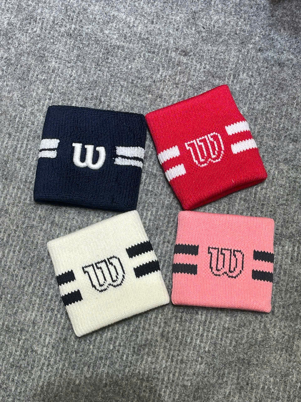 Wilson U Stripe Pickleball Headband & Wristband Set