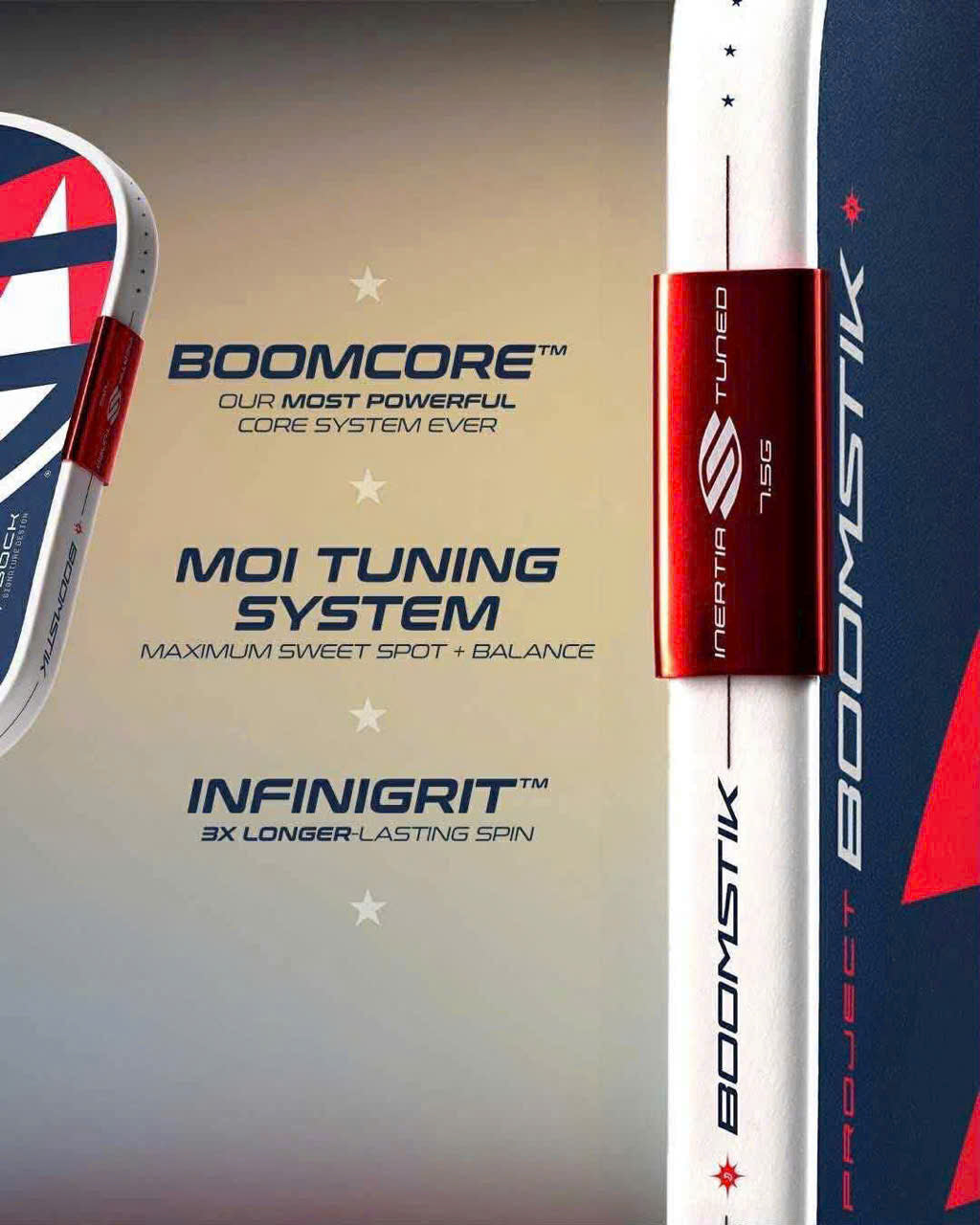 Selkirk LABS Americana Boomstik - Asia Edition (Jack Sock Signature) Pickleball Paddle