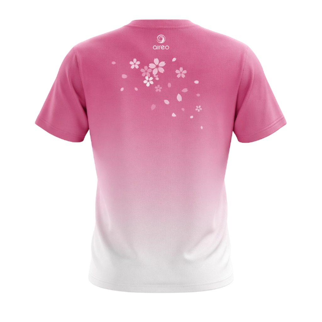 Áo Thi Đấu Pickleball Aireo Sports Cherry Blossom Performance T-Shirt