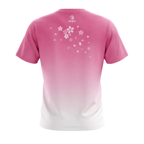 Áo Thi Đấu Pickleball Aireo Sports Cherry Blossom Performance T-Shirt