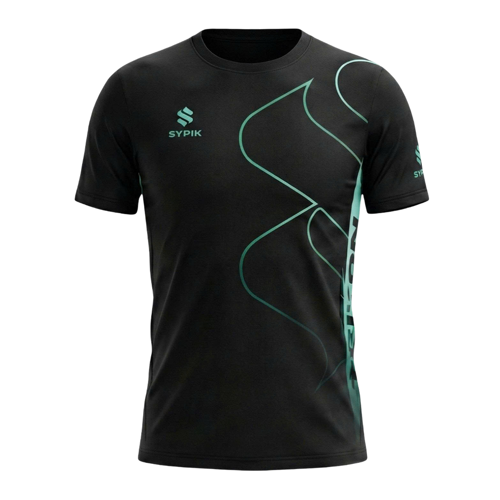 Áo Thi Đấu Pickleball Sypik Triton 5 - Black Edition