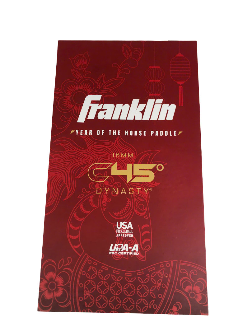 Franklin Year of the Horse Edition Pickleball Paddle Box