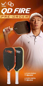 Wika Sports Quang Dương Fire Metallic Edition Pickleball Paddle