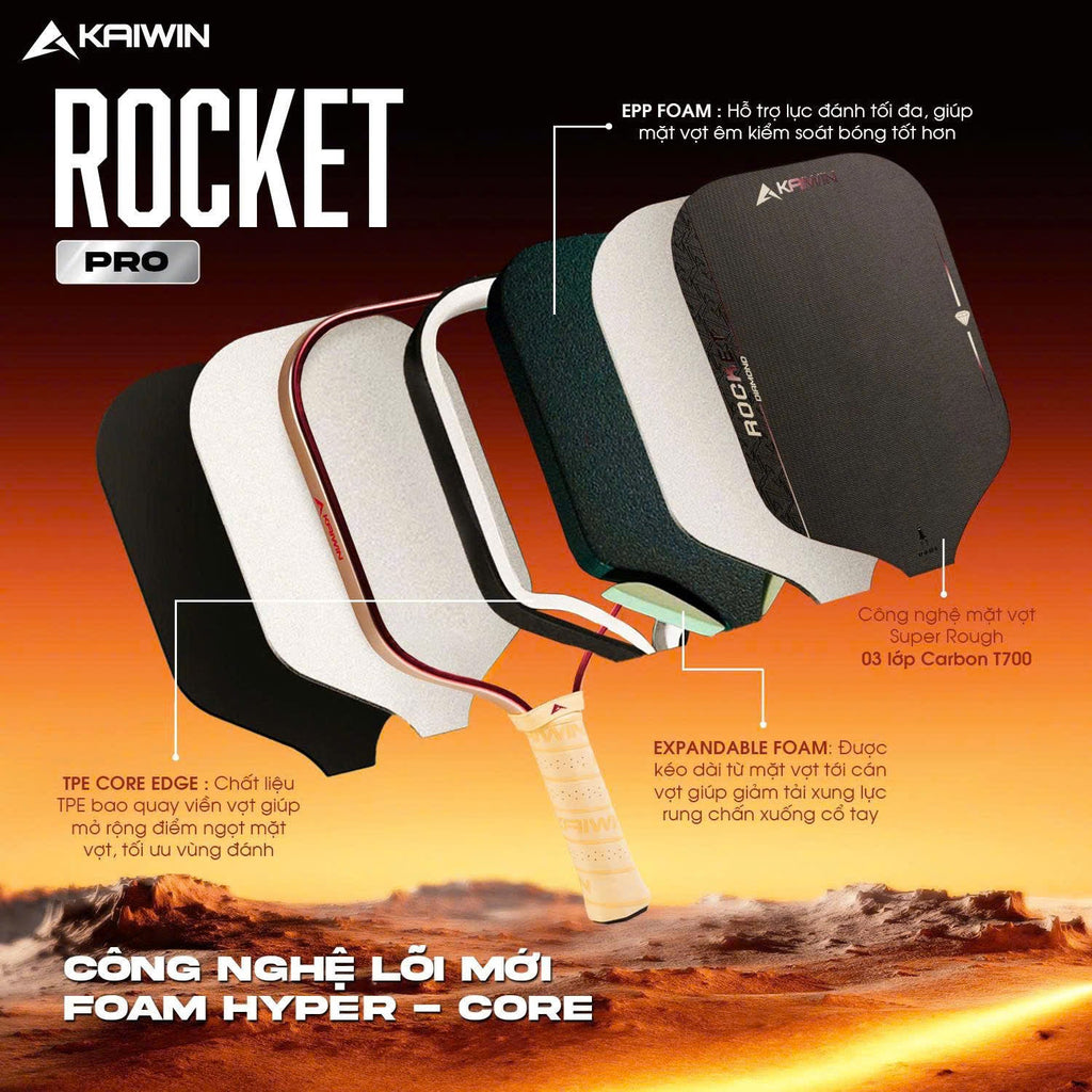 Kaiwin Diamond Rocket Pro Pickleball Paddle