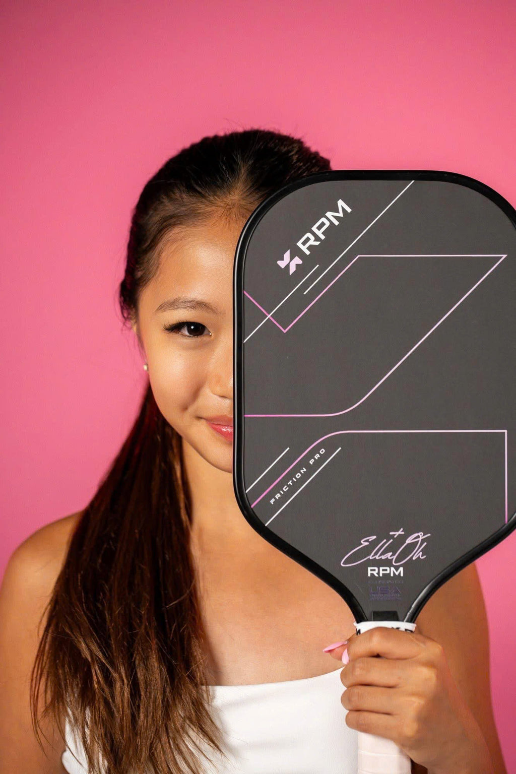 RPM Friction Pro V2 Ella Oh’s Signature Edition Pickleball Paddle