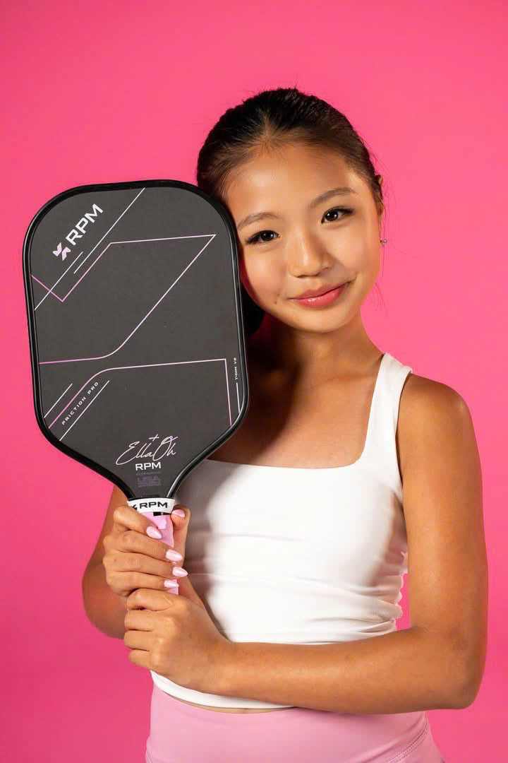 RPM Friction Pro V2 Ella Oh’s Signature Edition Pickleball Paddle