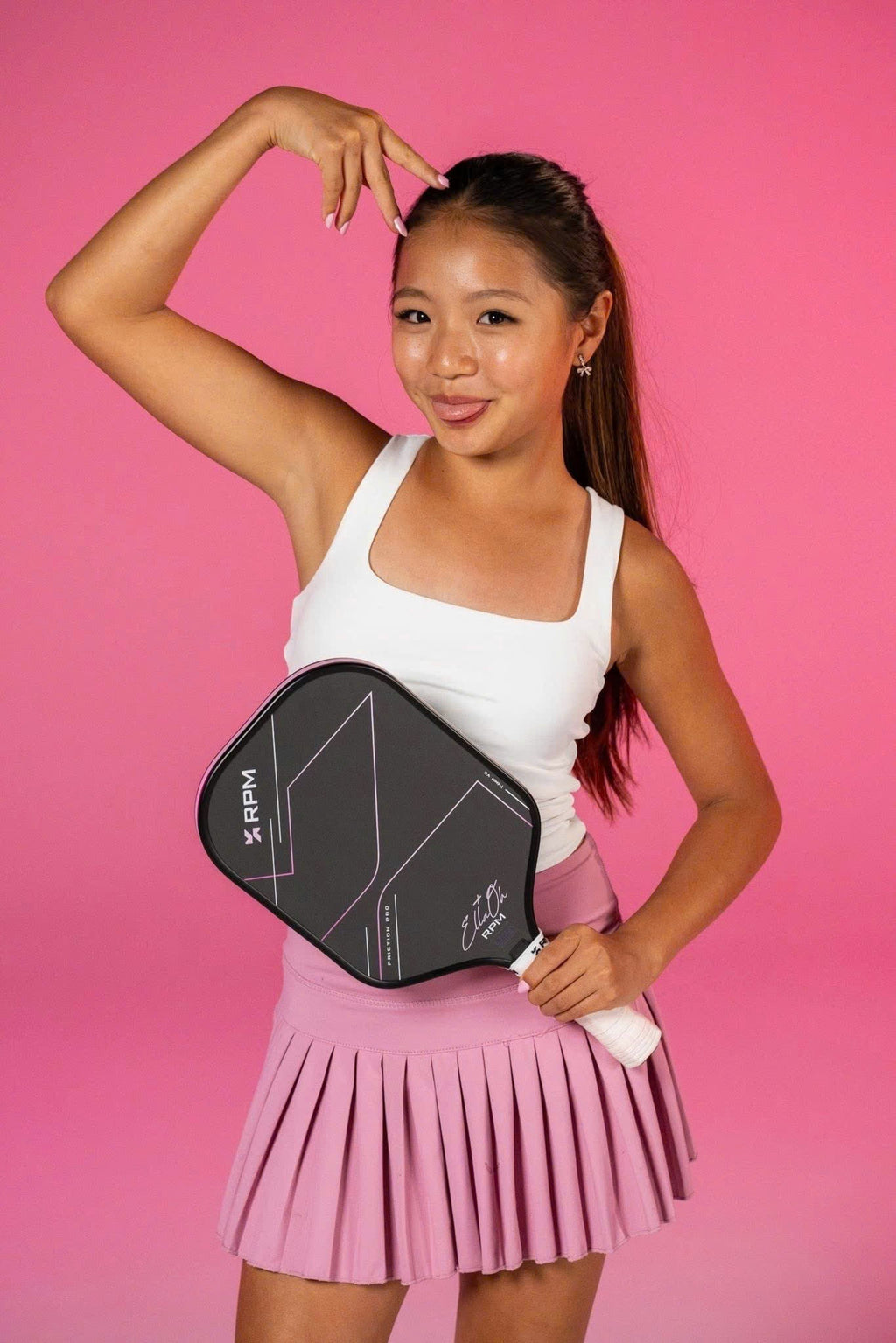 RPM Friction Pro V2 Ella Oh’s Signature Edition Pickleball Paddle