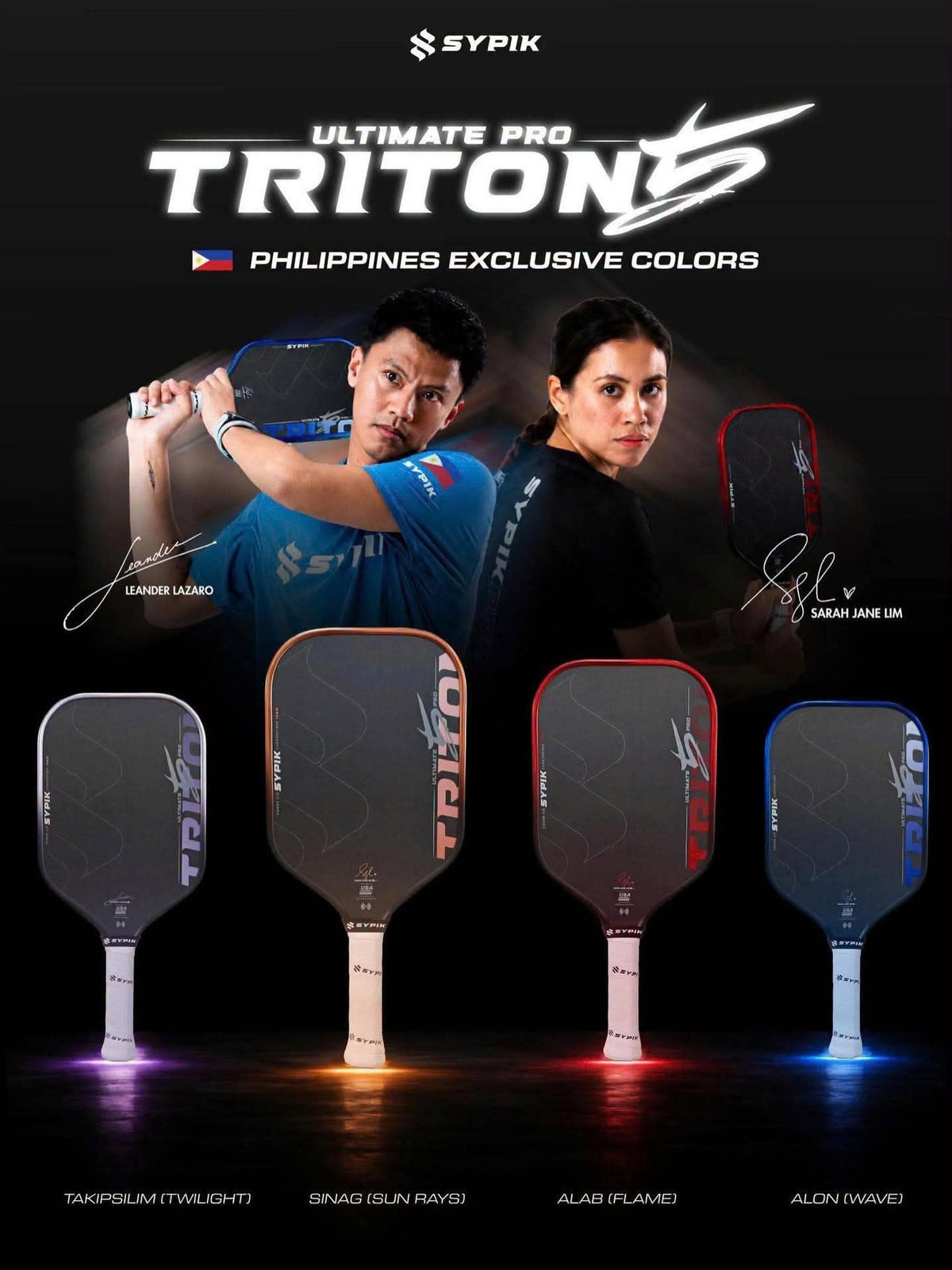 Sypik Triton 5 Philippines Exclusive New Colorway Pickleball Paddle